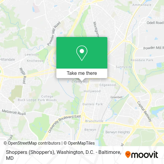 Shoppers (Shopper's) map