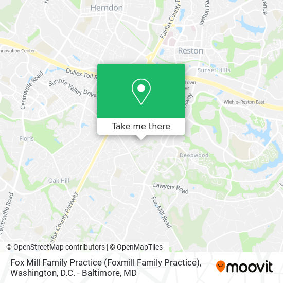 Mapa de Fox Mill Family Practice (Foxmill Family Practice)