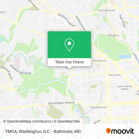 YMCA map