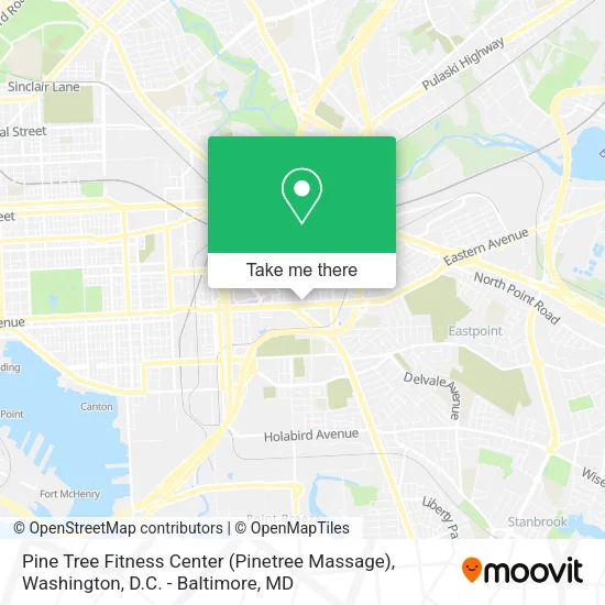 Mapa de Pine Tree Fitness Center (Pinetree Massage)
