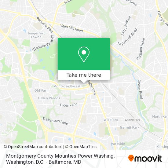 Mapa de Montgomery County Mounties Power Washing