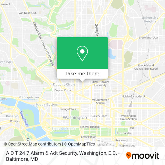 A D T 24 7 Alarm & Adt Security map
