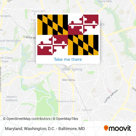 Mapa de Maryland