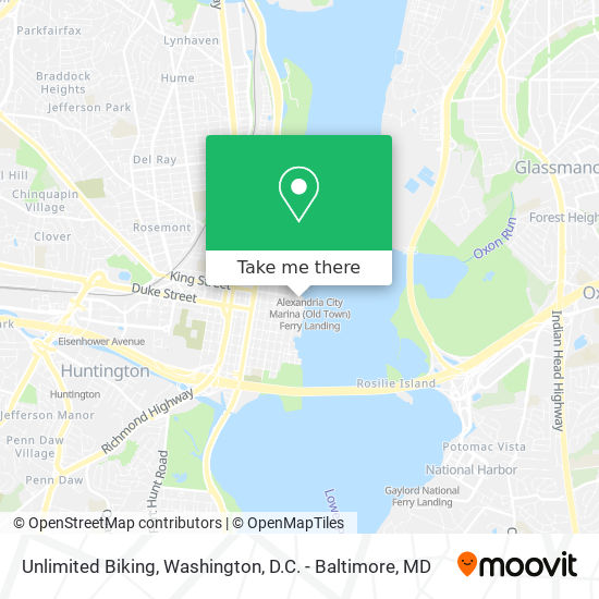 Unlimited Biking map