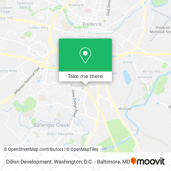 Dillon Development map