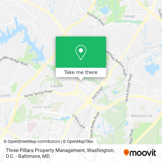 Three Pillars Property Management map