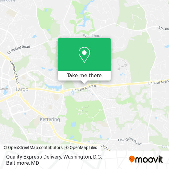 Quality Express Delivery map