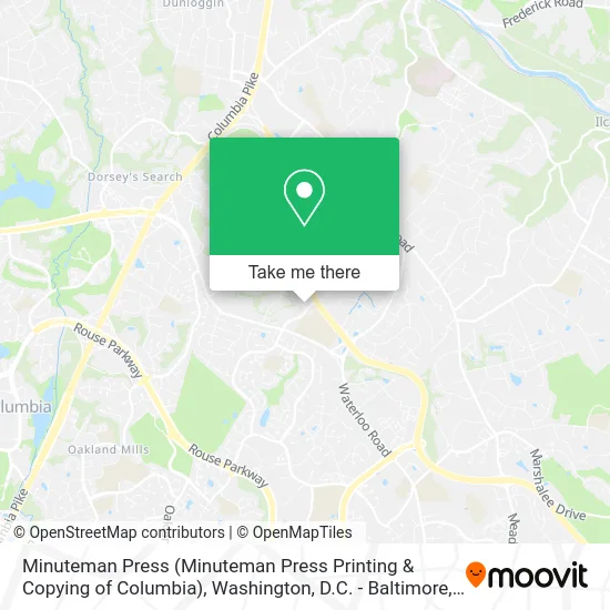 Minuteman Press (Minuteman Press Printing & Copying of Columbia) map