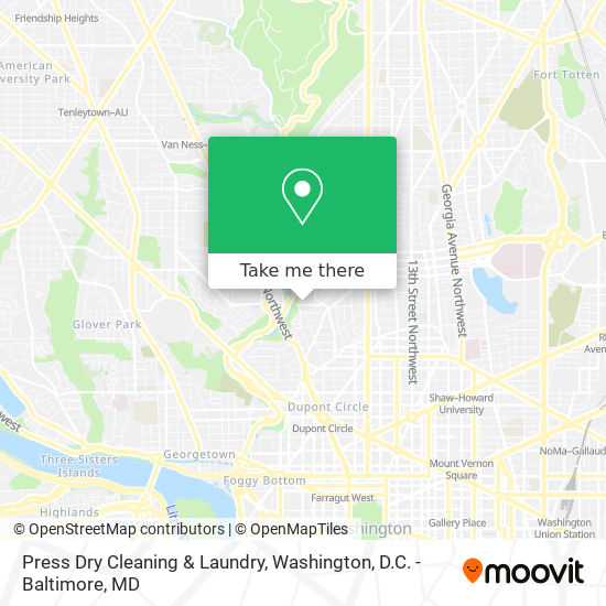 Press Dry Cleaning & Laundry map