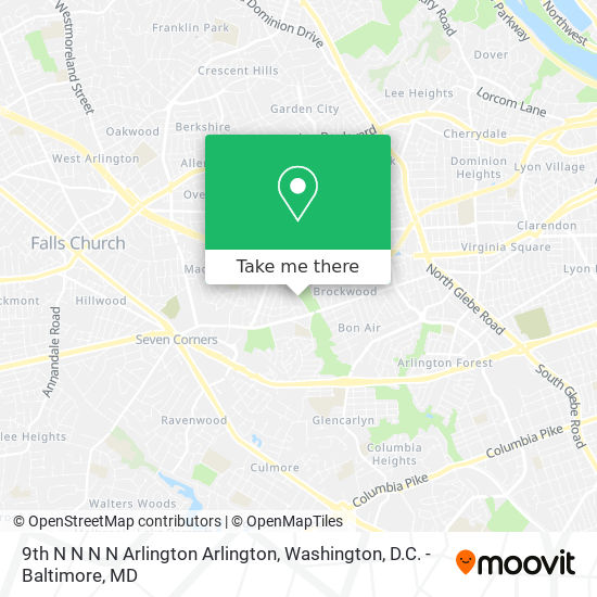 9th N N N N Arlington Arlington map