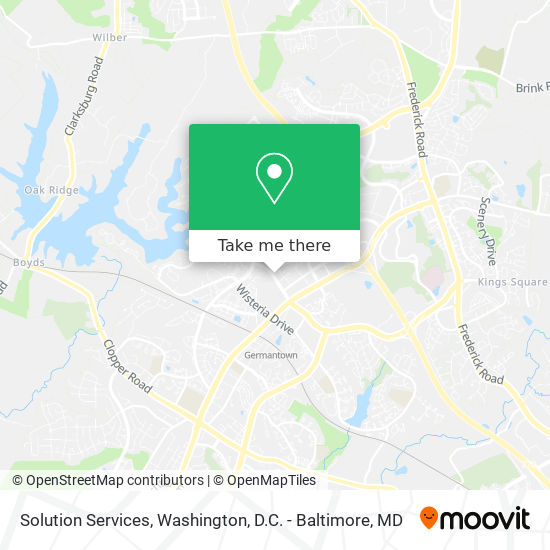 Solution Services map