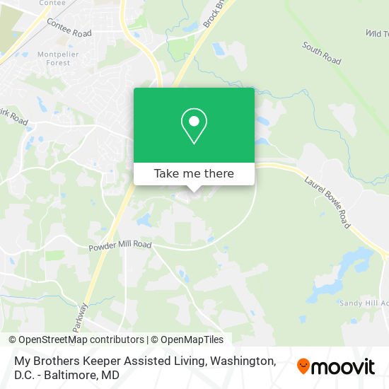 My Brothers Keeper Assisted Living map