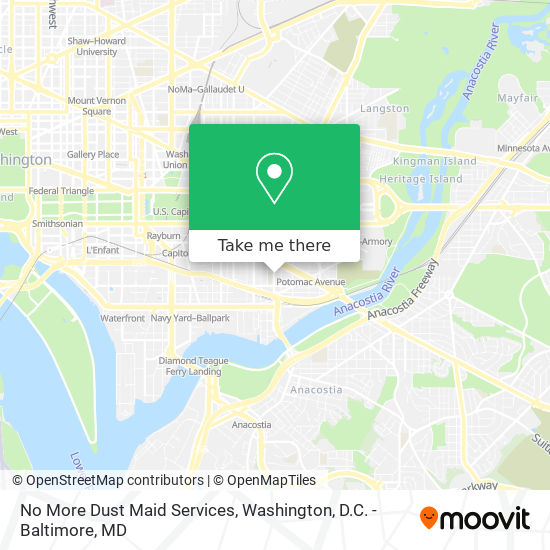 Mapa de No More Dust Maid Services