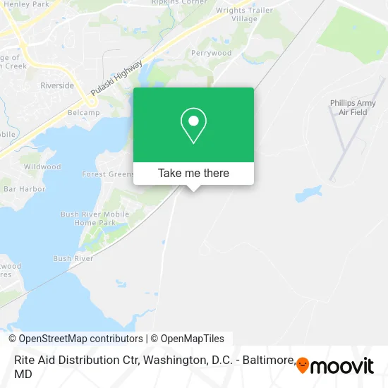 Rite Aid Distribution Ctr map