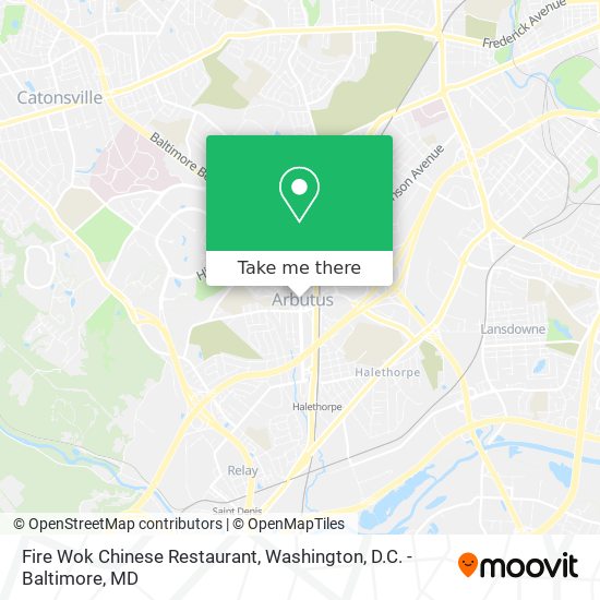 Mapa de Fire Wok Chinese Restaurant