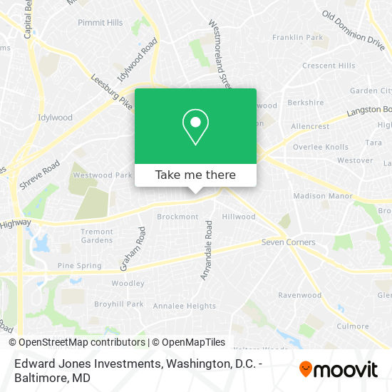 Edward Jones Investments map