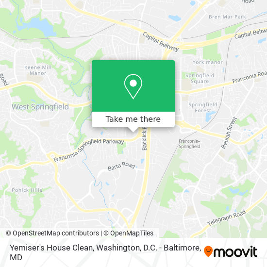 Yemiser's House Clean map