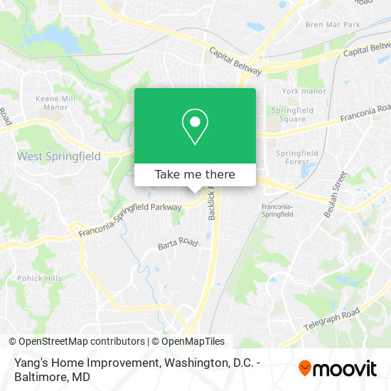 Yang's Home Improvement map