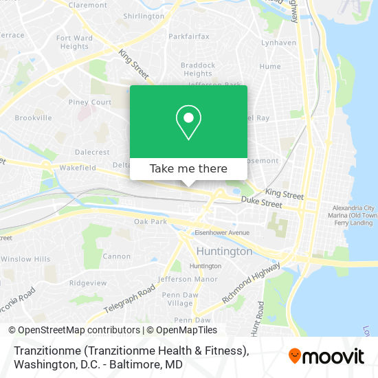 Mapa de Tranzitionme (Tranzitionme Health & Fitness)