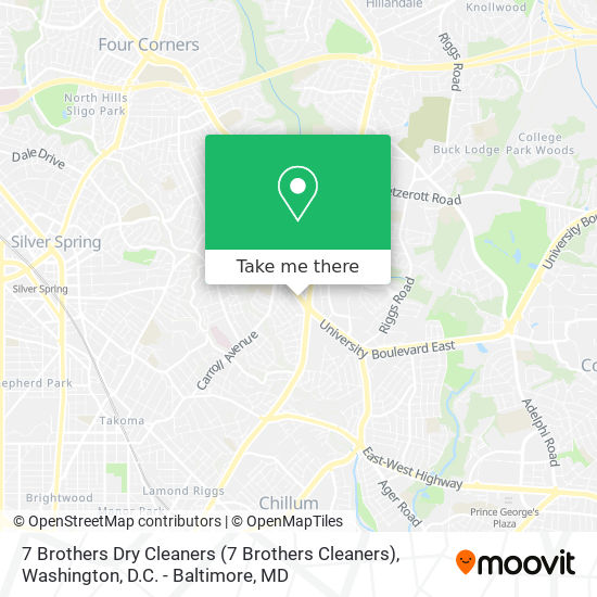 7 Brothers Dry Cleaners map