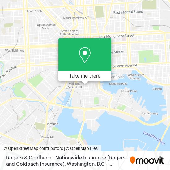 Mapa de Rogers & Goldbach - Nationwide Insurance