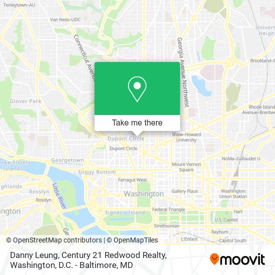 Mapa de Danny Leung, Century 21 Redwood Realty