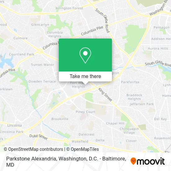 Parkstone Alexandria map