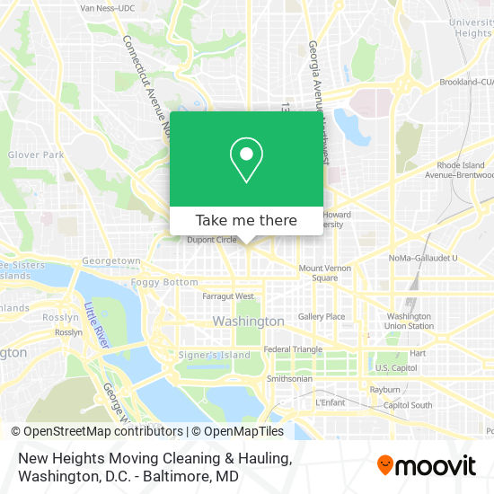 Mapa de New Heights Moving Cleaning & Hauling