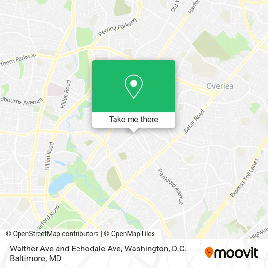 Mapa de Walther Ave and Echodale Ave