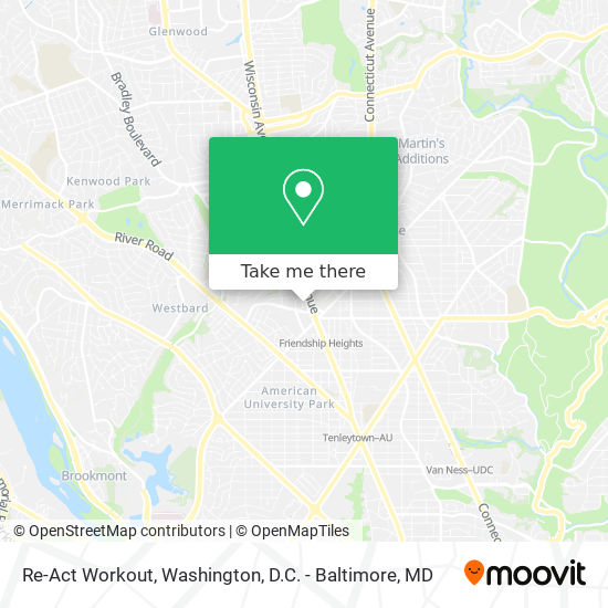 Re-Act Workout map