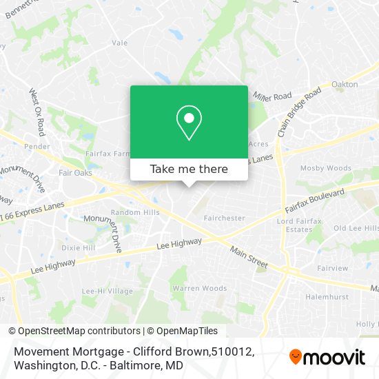 Movement Mortgage - Clifford Brown,510012 map