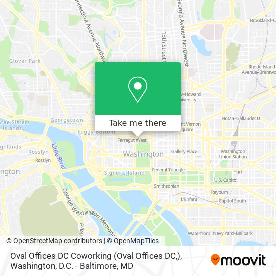 Mapa de Oval Offices DC Coworking (Oval Offices DC,)