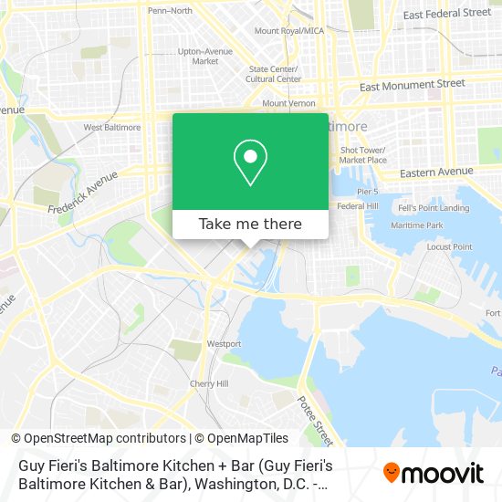 Guy Fieri's Baltimore Kitchen + Bar map