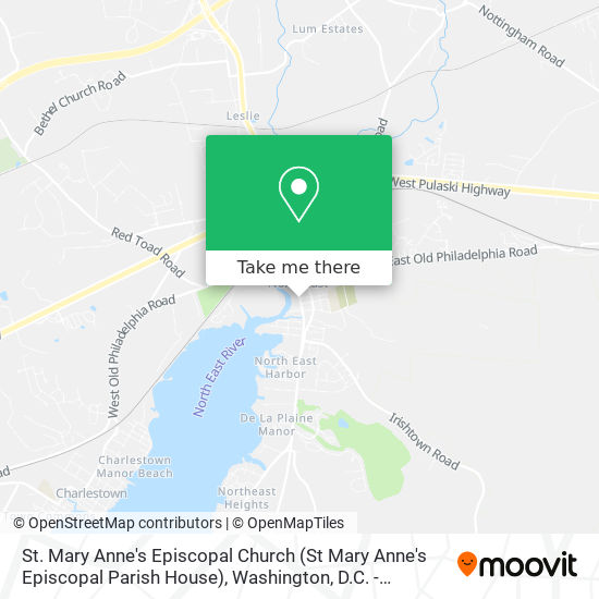 Mapa de St. Mary Anne's Episcopal Church (St Mary Anne's Episcopal Parish House)