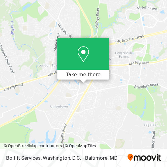 Bolt It Services map