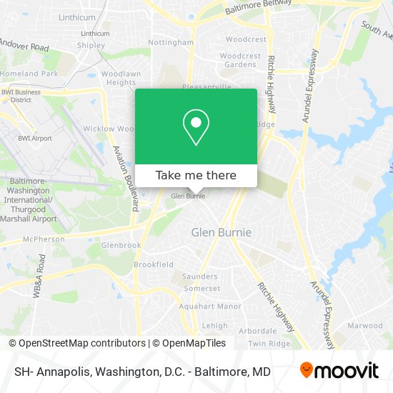 SH- Annapolis map