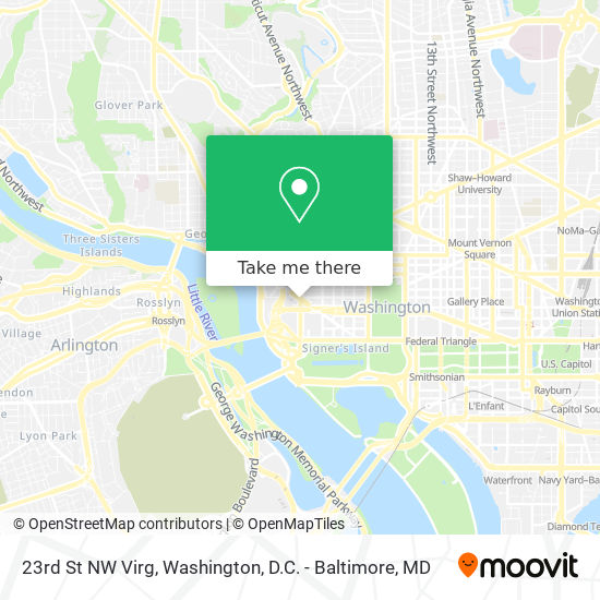 23rd St NW Virg map