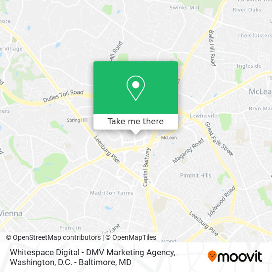 Whitespace Digital - DMV Marketing Agency map