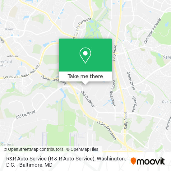 Mapa de R&R Auto Service