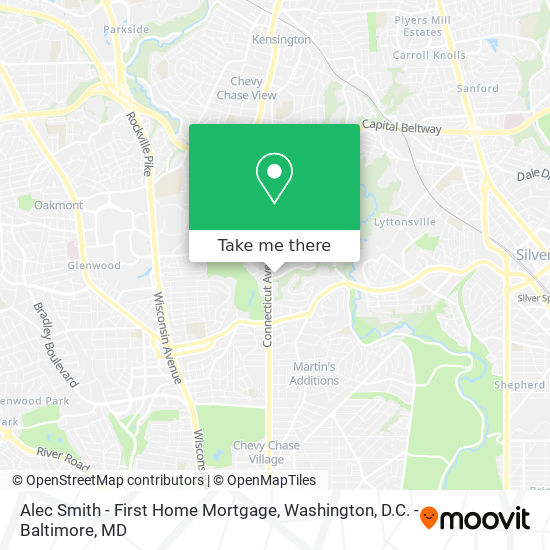 Alec Smith - First Home Mortgage map