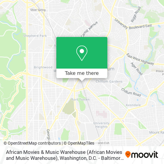 Mapa de African Movies & Music Warehouse