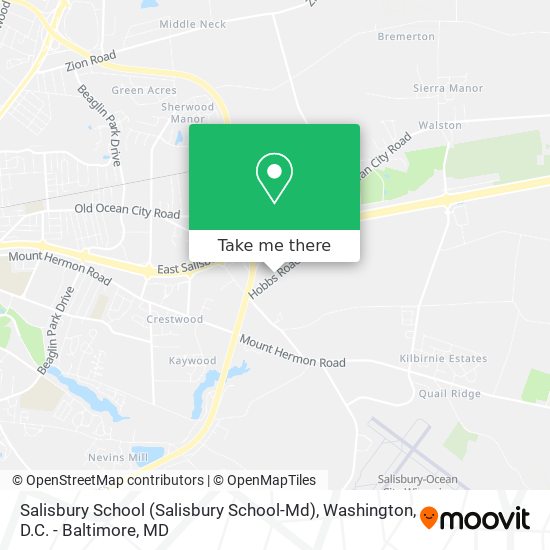 Mapa de Salisbury School (Salisbury School-Md)
