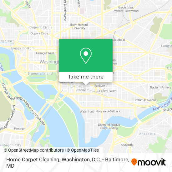 Home Carpet Cleaning map