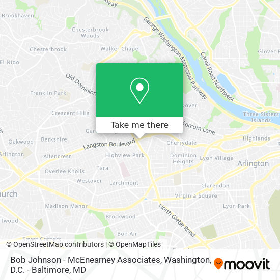 Mapa de Bob Johnson - McEnearney Associates