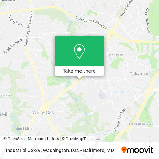 Mapa de Industrial US-29