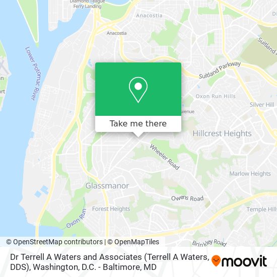 Dr Terrell A Waters and Associates (Terrell A Waters, DDS) map