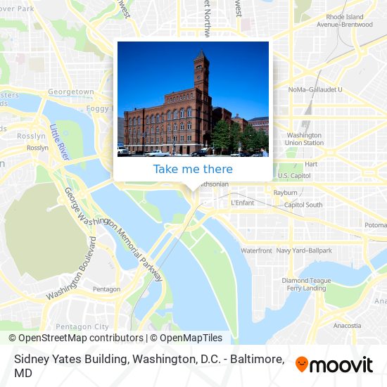 Mapa de Sidney Yates Building