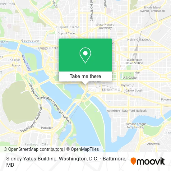 Sidney Yates Building map