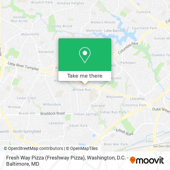 Fresh Way Pizza (Freshway Pizza) map