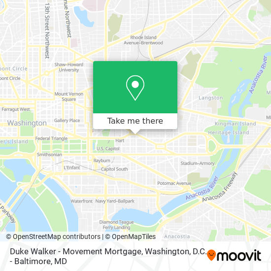 Duke Walker - Movement Mortgage map